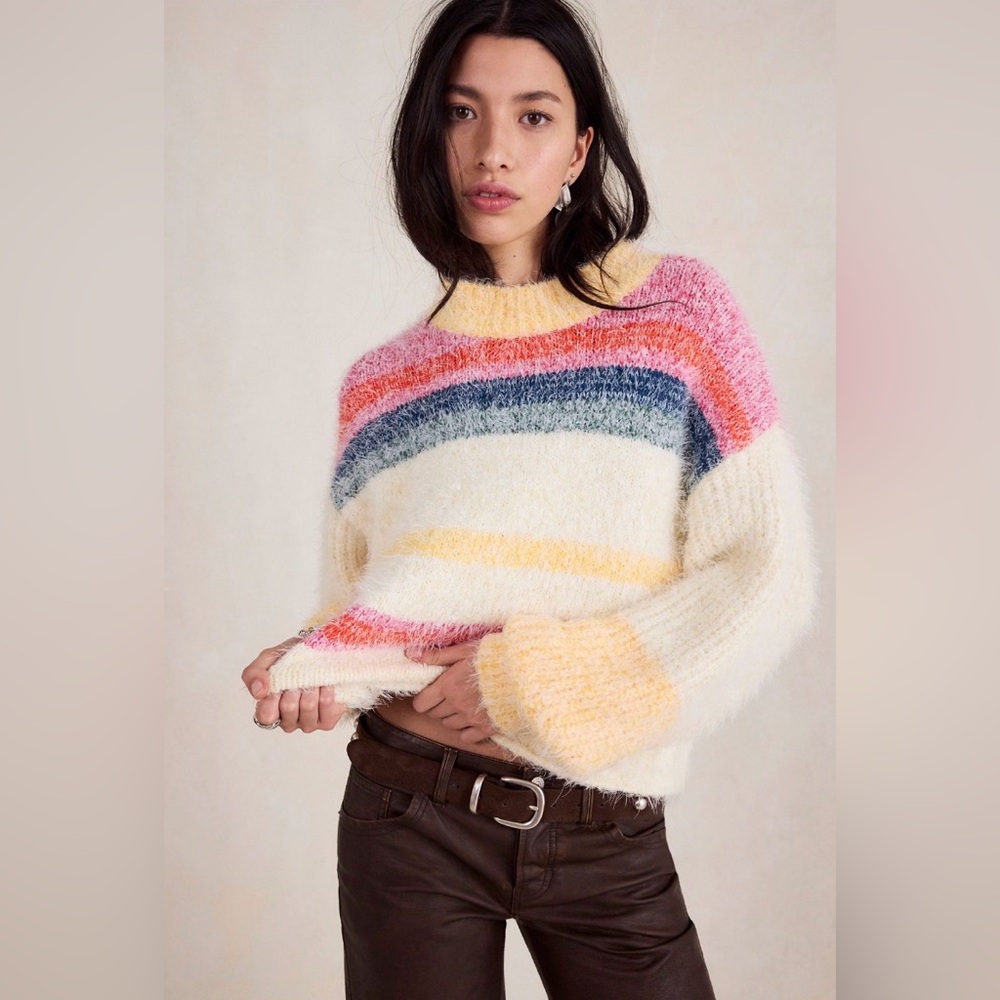 Free people Candy lane sweater